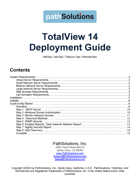 TotalView14 Deployment Guide - cover